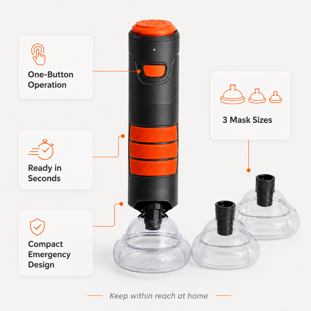 One-Press Airway Choking Rescue Device